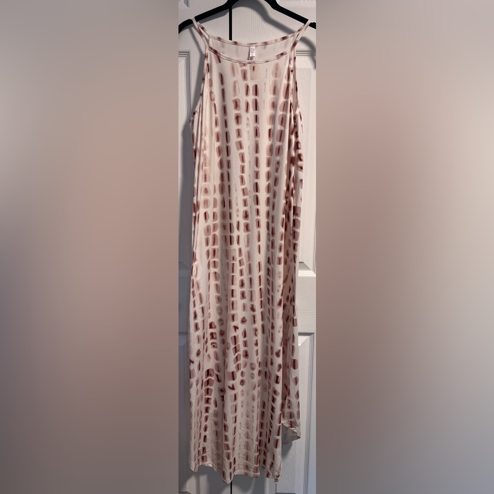 Women's Halife Sleeveless Patterned Maxi Dress
